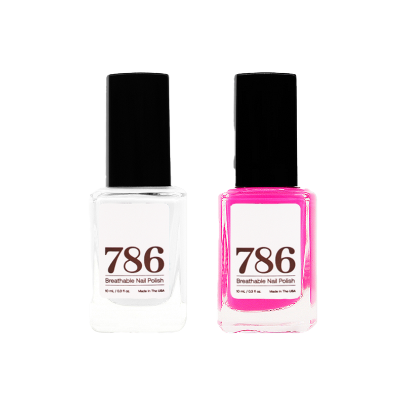 Abu Dhabi and Chamarel - Breathable Nail Polish (2 Piece Set)