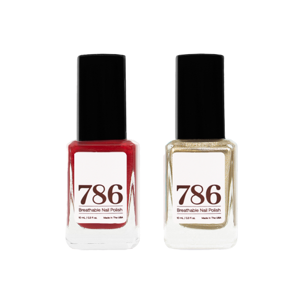 Agra and Dubai - Breathable Nail Polish (2 Piece Set)