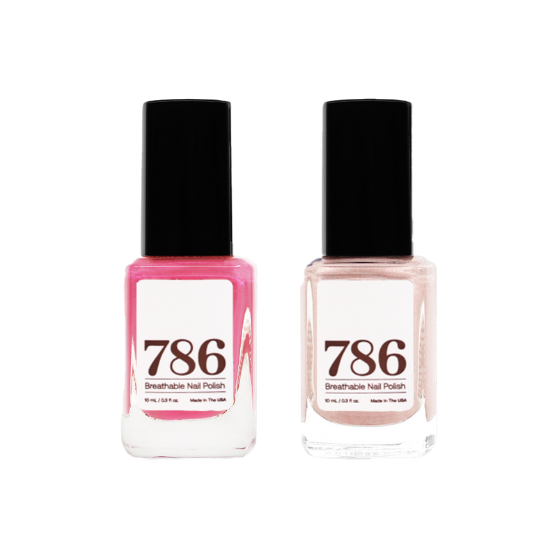 Hyderabad and Casablanca - Breathable Nail Polish (2 Piece Set)