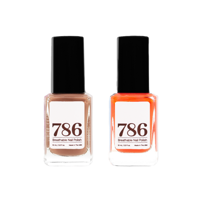 Kabul and Valencia - Breathable Nail Polish (2 Piece Set)