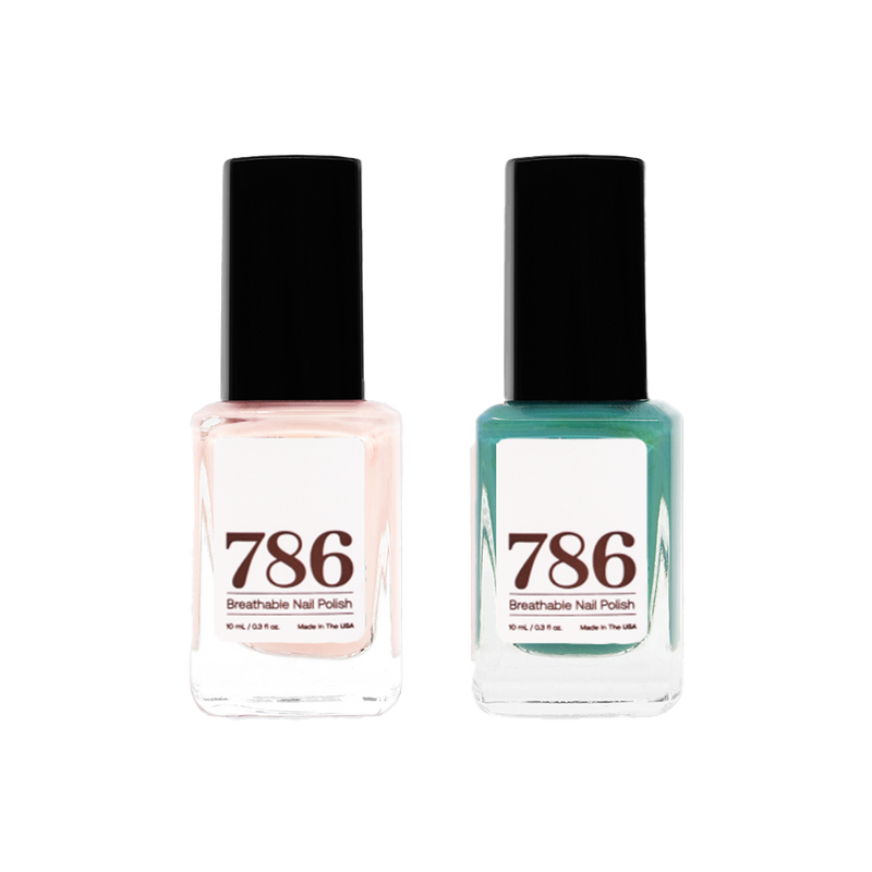 Petra and Lagos - Breathable Nail Polish (2 Piece Set)