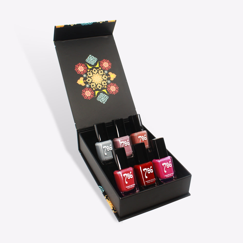 6-Piece Nail Polish Set (Choose Your Colours)-THE GLAM COLLECTION 🌟